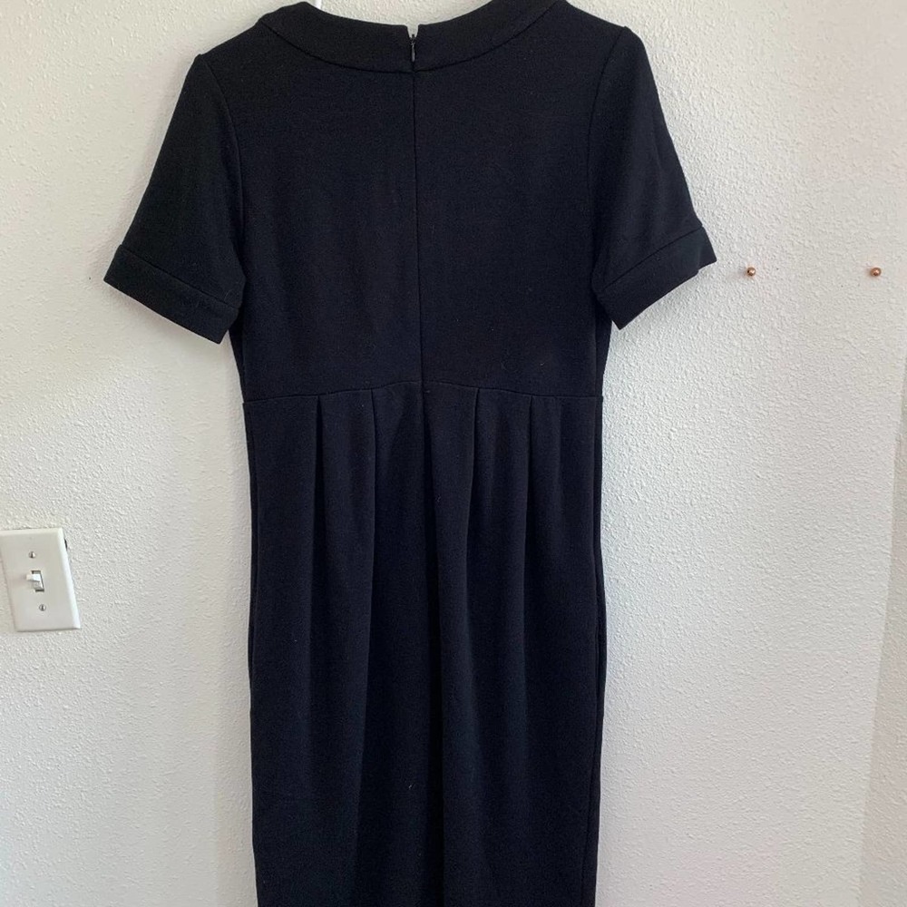 Calvin Klein Black Fit and Flare Dress Size 4 - Picture 8 of 11